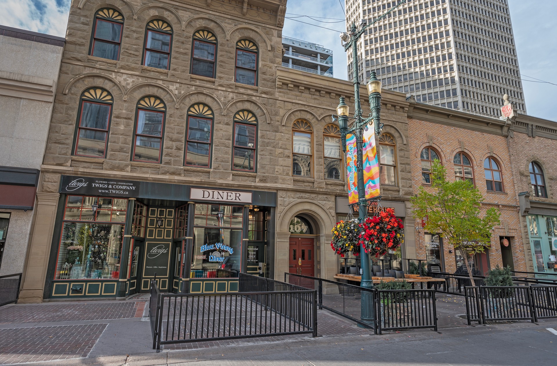 Store Fronts in Downtown Calgary